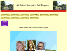 Tablet Screenshot of kempstonbellringers.org.uk